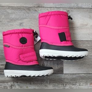 Pajar Made In Italy Fuchsia Little Girl's Snow Boots - size 2Y